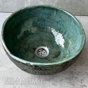 ceramiczna, umywalka rybia luska