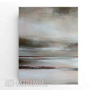 Abstrakcyjny obraz akrylowy 80x60 cm do salonu