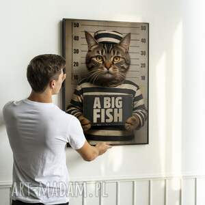 Plakat Poszukiwany kot - format 50x70 cm, plakaty