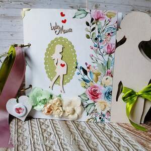 handmade scrapbooking albumy album ciążowy