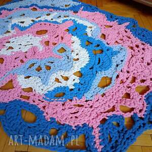 dywan freeform ze sznurka 5 mm bawełny