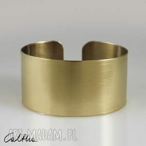 satyna - mosiężna bransoletka 140319-03 # - Caltha biżuteria