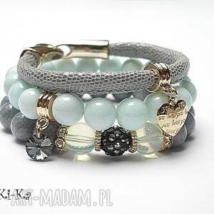 ki ka pracownia grey and baby blue /26 04 15/ set, jadeity, marmur skóra