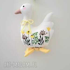 Gąska zawieszka, maskotka, wielkanoc, dekoracja, haft