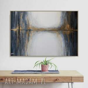 ZŁOTY obraz akrylowy formatu 70/100 cm las, akryl, nowoczesny