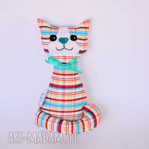 handmade maskotki kotek torebkowy - bartek - 25 cm