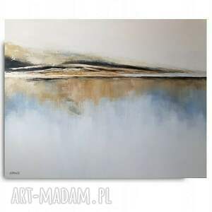 ZŁOTY akrylowy formatu 80/100 cm obraz, brzeg, akryl