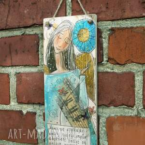 deseczka z sentencją naucz się uspokajać wiatry swojego umysłu, dom, prezent