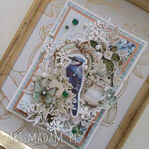 Kartka z okazji ślubu, ślub, młoda para, mąż - i - żona