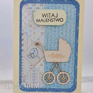 witaj maleństwo kartka, dziecko, narodziny scrapbooking, życzenia