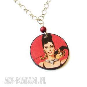 handmade naszyjniki naszyjnik audrey hepburn