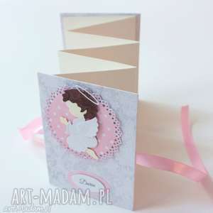 ręczne wykonanie scrapbooking albumy album z aniołkiem