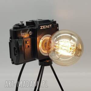 handmade mandale lampa z aparatu orginalny prezent upominek dla fotografa fotografki