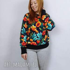 Bluza damska NURI WIOSENNE KWIATY, plus size