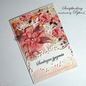 handmade scrapbooking kartki serdeczne życzenia