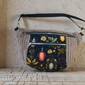 big nerka welur fango owady, torebka przez ramię saszetka prezent