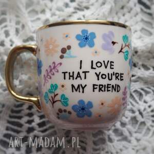 kubek dla przyjaciela love uniwersalny prezent, prezent chłopaka