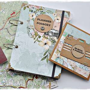 scrapbooking albumy prezent dla podróżnika - planner podróży i folder na zdjęcia