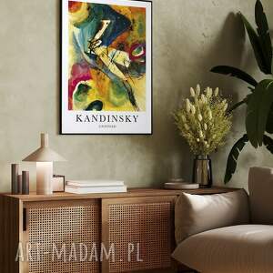 plakat kandinsky untilted abstrakcja - format 40x50 cm sypialni