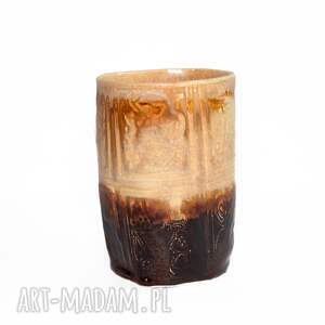 kubek z kolekcji umber - ręcznie wykonany prezent, ceramika artystyczna