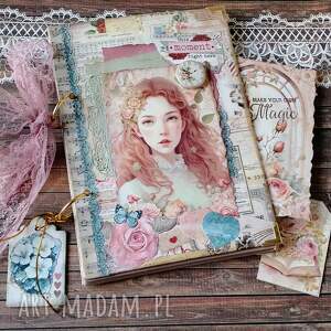 Prezent Romantyczny notes/ pamiętnik w stylu vintage