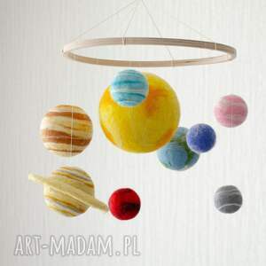 Mobil z układem słonecznym - karuzela dla niemowląt i ozdoba