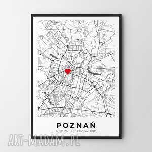 twoja mapa twoje miejsce - plakat format 30x40 cm