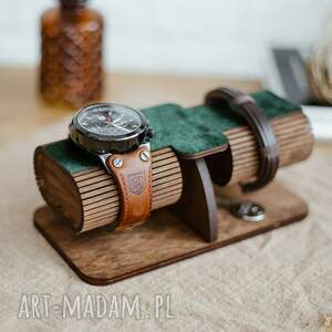 handmade pomysł na upominek stojak na biżuterię, na zegarek, do przechowywania zegarów