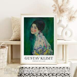 Plakat Gustav Klimt Portrait of a Lady Portret Damy - format 61x91 cm