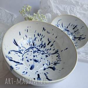 handmade ceramika dwie miski ceramiczne