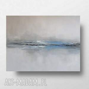 zimowa cisza - obraz akrylowy formatu 80/60 cm, pejzaż, zima