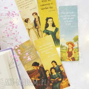 klasyki literatury - zestaw zakładek do książki papierowa zakładka 5 szt