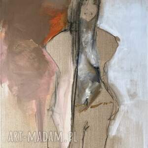 Lady 120x80- kobieta duży obraz, obrazy do salonu, kobiet