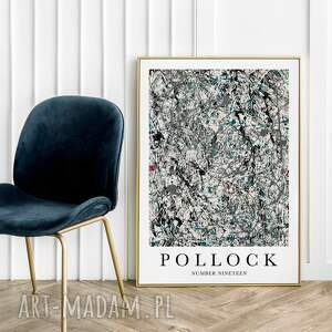 plakaty plakat pollock number nineteen abstrakcja - format 50x70 cm