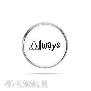 laluv przypinka do klapy marynarki always harry potter, prezent dla męża