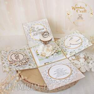 exploding box komunijny, kartka na komunię simple story 1 gotowy kartka komunijna