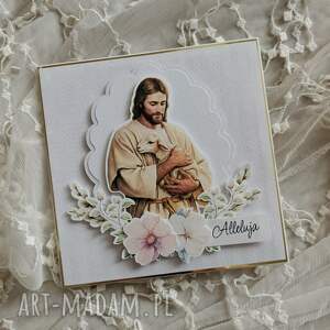 pomysł na upominek Kartka wielkanocna z Jezusem