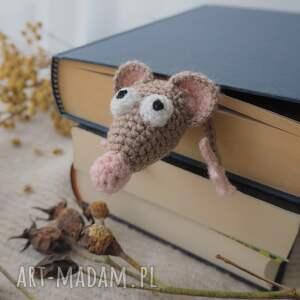 zakładka do książki szczurek dla mola książkowego dziecka