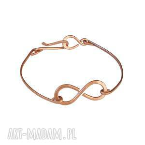 bransoletka z miedzi - symbol nieskończoności /1/ biżuteria
