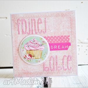 handmade scrapbooking kartki fajnej babce