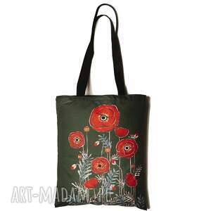 torba na zakupy, torebka, shopperka kwiatek, ilustracja
