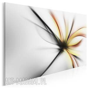 obraz na płótnie - abstrakcja kwiat nowoczesny smugi 70x50 cm 55601