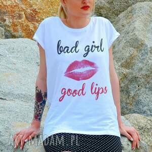 handmade koszulki good lips oversize t-shirt