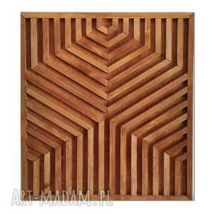 obraz z drewna, dekoracja ścienna /4 2/ drewniana, abstrakcja