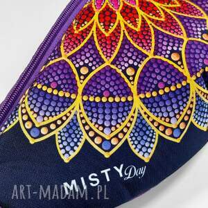 kolorowa nerka z mandalą prezent, torebka