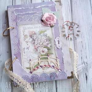 handmade stylowy pamiętnik/notatnik