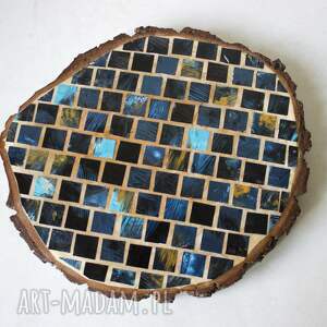 ręcznie wykonane podkładki drewniana podkładka - mozaika