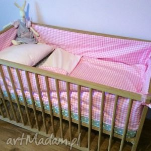 handmade dla dziecka pościel do łóżeczka różowa
