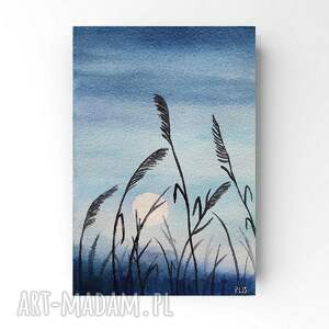 PEJZAŻ 78 akwarela formatu A5