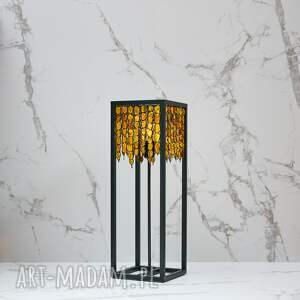 Lampa stojąca z bursztynem bałtyckim Lambro QS-B